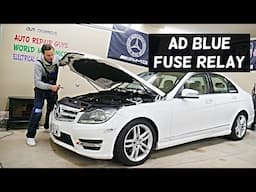 MERCEDES W204 Ad Blue Fuse Relay Location Replacement C250 C300 C180 C200 C220 C280 C320 C350 CDI