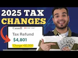 2025 Tax Changes in Canada Explained (Tax Brackets, RRSP, TFSA, RESP, CPP, EI, GST/HST Rebate)