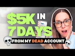 How I made $5k a week from my dead instagram account