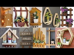 Wall hanging wooden craft project ideas you can make as mini woodworking ideas for profit 2