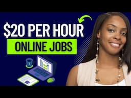 🔥ACT FAST! 5 REMOTE JOBS HIRING| EARN $20/HR+ ONLINE| WORK FROM HOME 2024