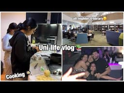 A Day in the Life of an Indian Student in UK | NTU Library, Studying, Partying, Cooking | Vlog