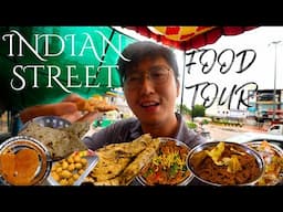 INDIAN STREET FOOD TOUR 🇮🇳- Sev Tamatur, Dum Aloo, Namkeen, Pyaz Kachori in Bikaner, India!