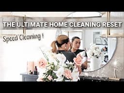 CLEAN WITH ME | Speed cleaning my home | Cleaning Motivation ad