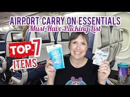 Airplane Essentials - TOP Carry On Must Haves