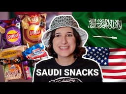 American Tries Saudi Snacks!