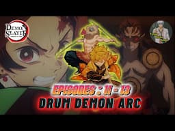 DEMON SLAYER SEASON 1 PART 4 - Episodes 11 - 13 explanation in TELUGU | Telugu Anime Sensei