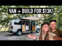 Van + DIY Build For $13K: Ford Econoline E150 Van Tour | Simple & Functional