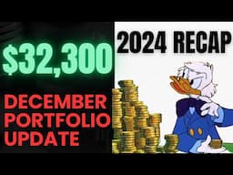 My Largest Month and YEAR of Dividends! December 2024 Portfolio Update + Portfolio Recap