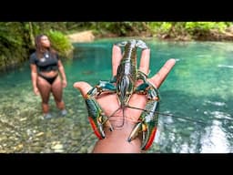 I Found This Monster Crayfish in Crystal Clear Water!