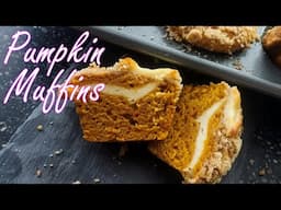 Pumpkin Muffins with Cream Cheese Filling