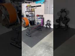 DIY Garage Home Gym Setup #homegym #garagegym