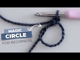 The EASIEST Way to Crochet the Magic Circle (SLOW Step-by-Step)