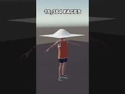 Rec Room Cloth Simulation vs 524,288 Faces #shorts