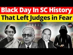 Black Day In SC History; That Left Judges in Fear #lawchakra #supremecourtofindia #legalnews