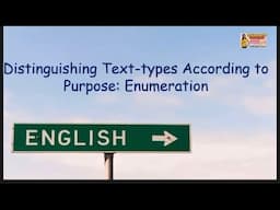 Distinguishing Text-types According to Purpose: Enumeration