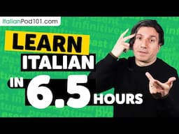 Learn Italian in 6.5 Hours - ALL Japanese Absolute Beginners Need