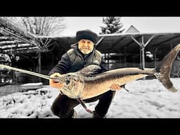 A HUGE FISH 🦈 You will fall in love with the taste of these Top 3 recipes 🔝 snow in the village