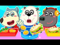 Something In My Lunch Box 🥪 Healthy Habits for Kids 🎶 Wolfoo Nursery Rhymes & Kids Songs