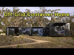 BEST Off-Grid Container Home Design for Bushland Lifestyle!