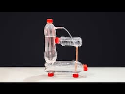 How to make water fountain without electricity | Diy Self powered water fountain | Science Project