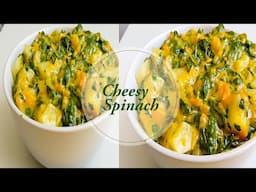 THE BEST CHEESY SPINACH EVER!