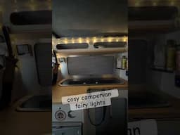 NEW COSY CAMPERVAN LIGHTING! #SHORTS #solofemale #lifeafterloss #solofemaletravel #campervan