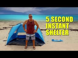 Fastest Shelter Anywhere Review Giveaway AKASO Beach Tent