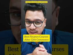 Top 5 Finance Courses After 12th Commerce | By Sunil Adhikari #shorts #shortsvideo