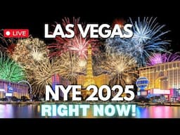 LAS VEGAS New Year’s Eve 2025 LIVE Countdown & Fireworks 🎉