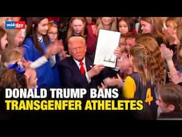 Trump signs order to end transgender women's participation in women’s sport