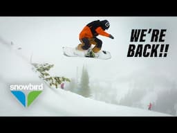 The First POWDER DAY of 2025 !! - SNOWBIRD is firing !!