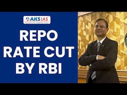 REPO RATE CUT BY RBI by Mr. Bharath #iascoaching #upsc #aksias