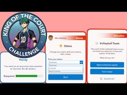 HOW TO COMPLETE THE KING OF THE COURT CHALLENGE | turn an enemy into a best friend | Bitlife