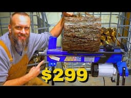 Testing the Cheapest Log Splitter on Amazon