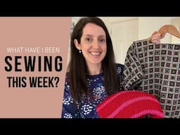 What have I been sewing recently? | New top, bag making progress, handmade wardrobe clear out...