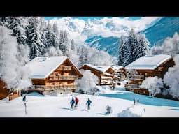 Best place to visit In Switzerland In Winter _ Bettmeralp Village ❄️🇨🇭