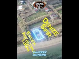 Denize Sıfır  #satılık #arsa !  #drone #emlak #gayrimenkul #deniz #tatil #villa #doğa #realestate