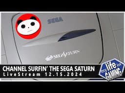 Channel Surfin' The Sega Saturn (with @PandaMoniumReviews ) :: LIVE STREAM