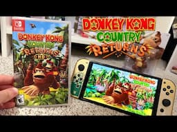 Donkey Kong Country Returns HD Unboxing and Gameplay