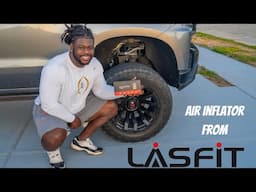 LasFit Portable Tire Inflator Designed for Large Tires