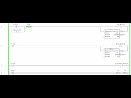 LD 16 - Motors Start Sequence w Interlock TON RTO - Easy PLC Programming Tutorials for Beginners