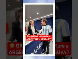 GRIEZMANN opina sobre el MATE ARGENTINO y URUGUAYO 😅| Debate #Viral entre #Argentina y #Uruguay