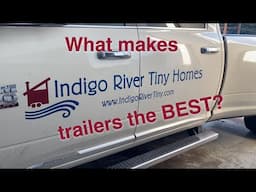 Best Tiny Home Foundation for a THOW 😍 Custom Tiny Home Trailers by Indigo River built in Texas!