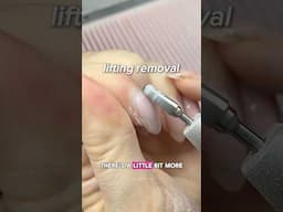 How I remove lifting from hard gel nails 🤔💅🏻