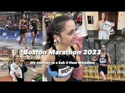 BOSTON MARATHON 2023: My Big Time Goal, Race Day Prep, Carb Loading, Full Boston Marathon Experience