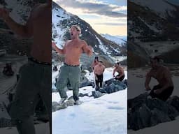 Who threw the Snowball! 😂❄️ #funny #snow #shortsvideo