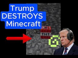 Presidents Play Minecraft, Running Around Like Crazy