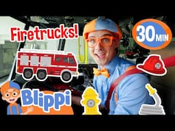 Blippi's Firetruck Discovery! Learn Firetrucks! 🚒 | ALL NEW Blippi! | Educational Videos for Kids