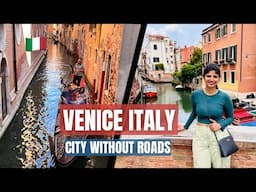 Venice Italy 🇮🇹 पानी पर क्यों बसा ये शहर Gondola ride| Hindi Travel vlog